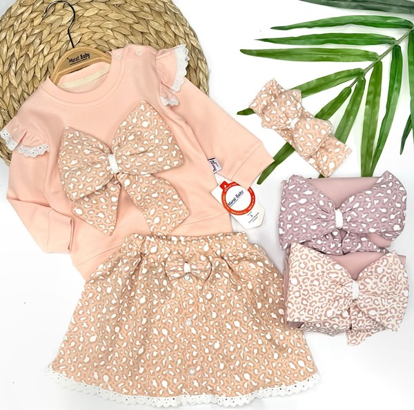 LEOPAR DESEN ETEKLİ 2'Lİ TAKIM 