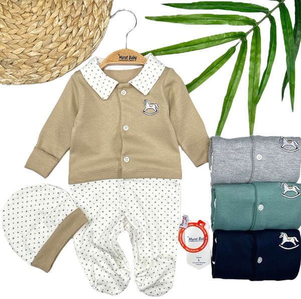 ŞAPKALI BEBE YAKA ÇITÇIT TULUM