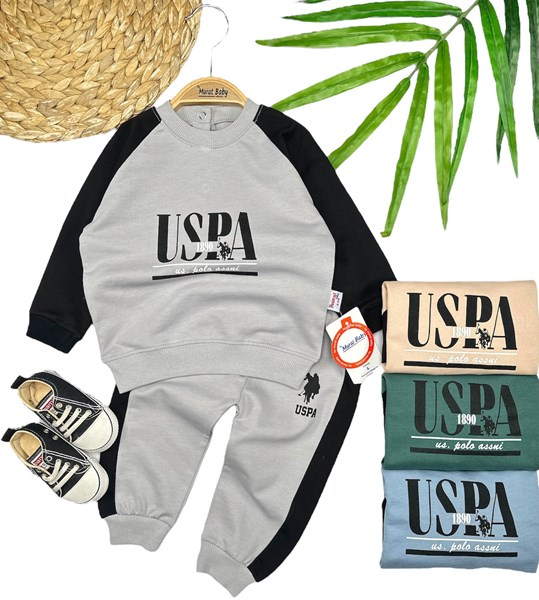 USPA YAZI BASKILI 2'Lİ TAKIM 
