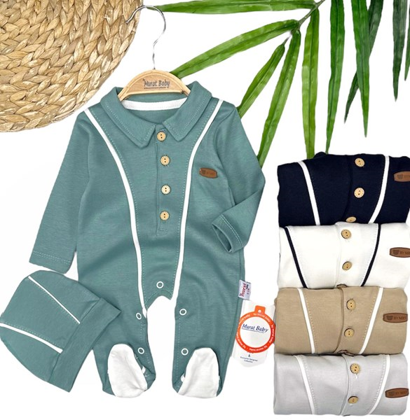 ÇITÇITLI ŞAPKALI POLO YAKA  TULUM
