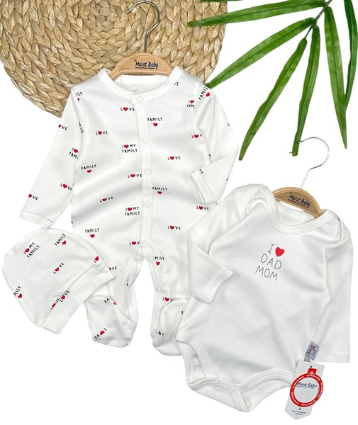 LOVE FAMİLY BASKILI BADİLİ ŞAPKALI TULUM 