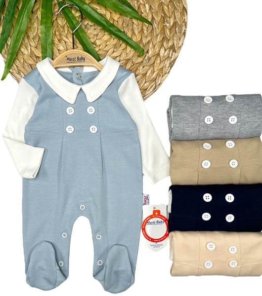 ÖN YAKA DÜĞMELİ DETAYLI TULUM 