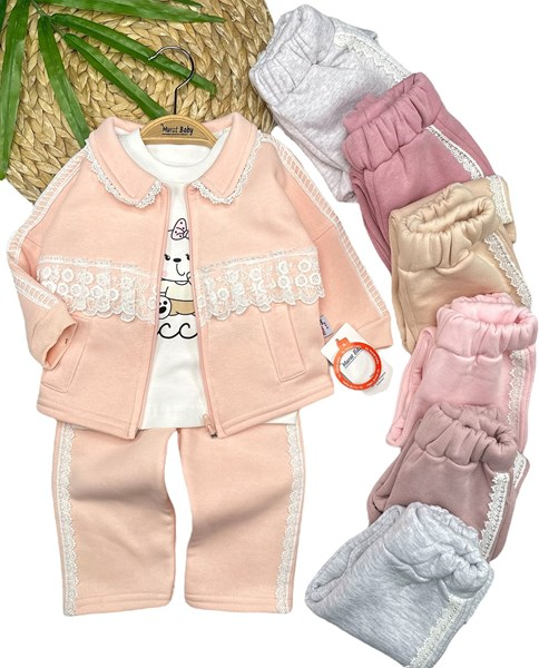 BELİ GÜPÜRLÜ ŞARDONLU 3'LÜ TAKIM