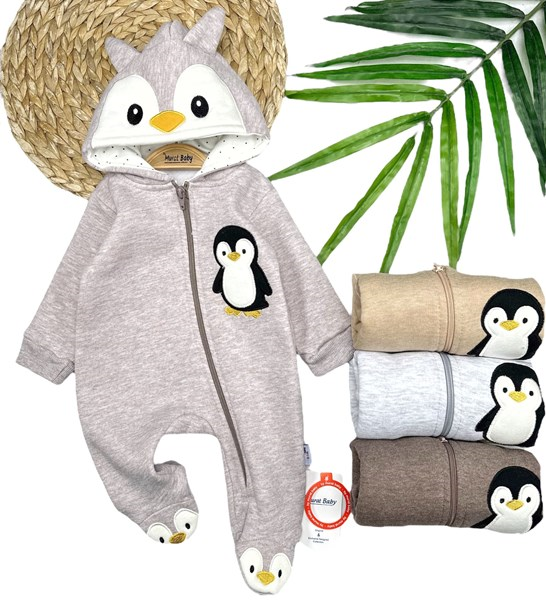 PENGUEN BASKILI ŞARDONLU TULUM
