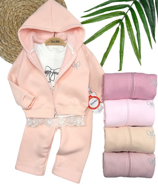 FİYONK KAPÜŞON ŞARDONLU 3'LÜ TAKIM