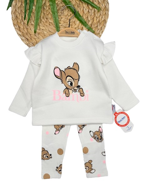BAMBİ BASKILI 3 İP ŞARDONLU 2'Lİ TAKIM