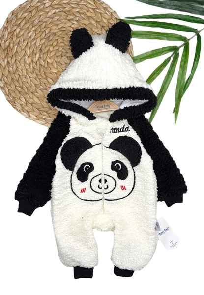 PANDA KUZU KUMAŞ FERMUARLI TULUM 