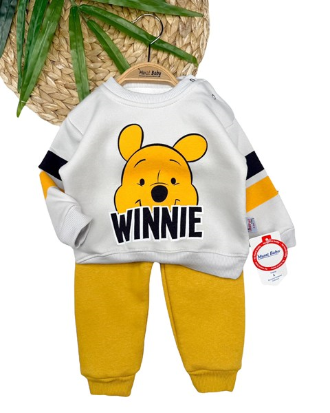 WINNIE AYI BASKILI 2'Lİ ŞARDONLU TAKIM