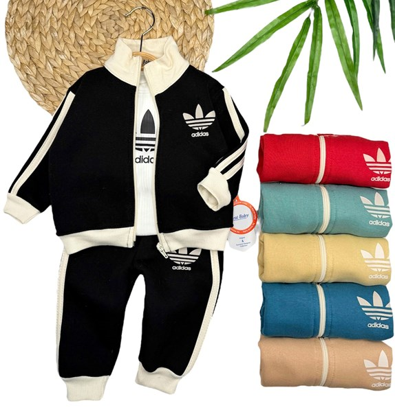 ADİDAS BASKILI ŞARDONLU 3'LÜ TAKIM