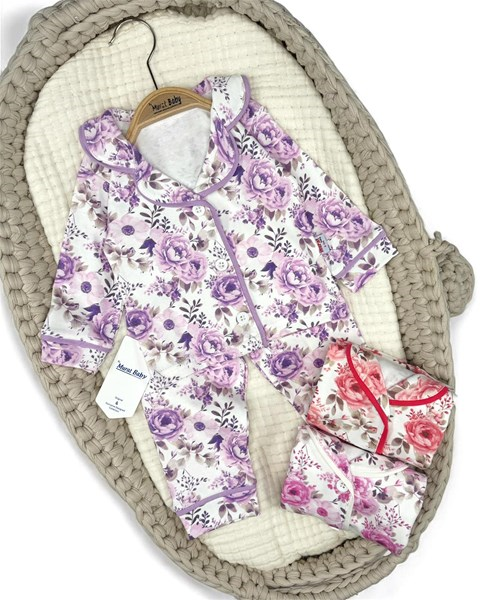 GÜL BASKILI PİJAMA TAKIM