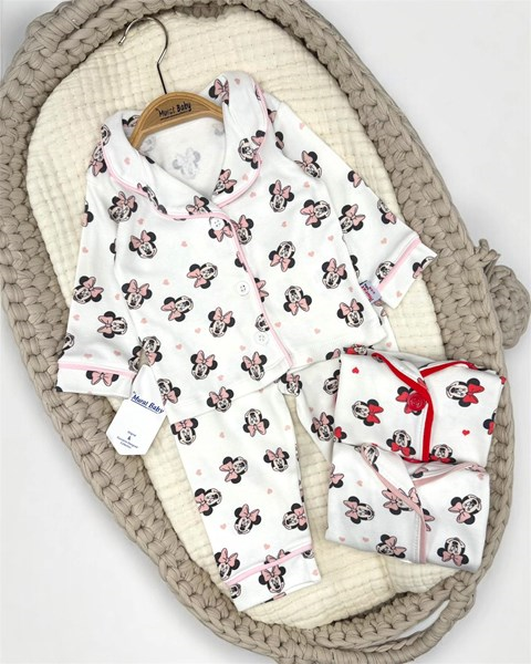 KALPLİ FARELİ PİJAMA TAKIM