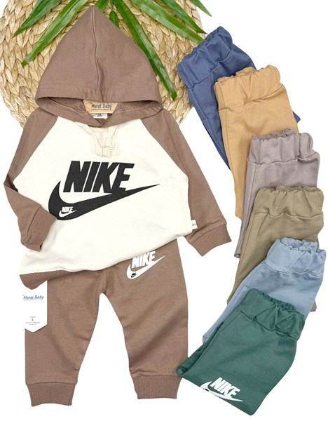 NIKE BASKILI KAPŞONLU 2Lİ TAKIM