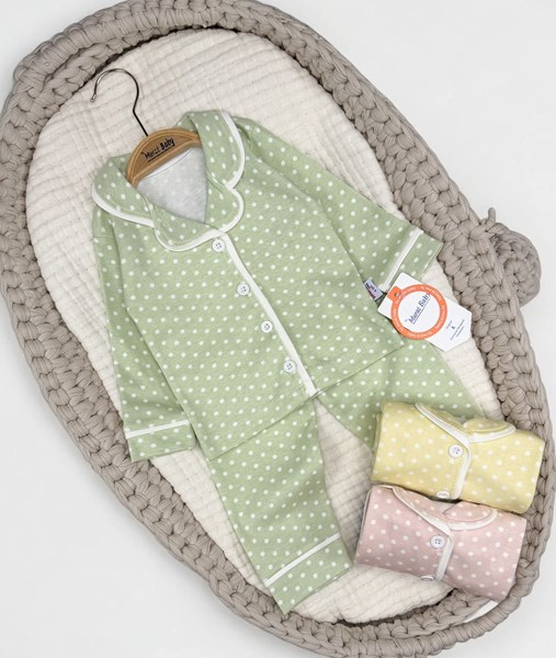 PUANTİYELİ PİJAMA TAKIM