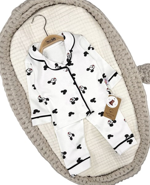 FARE KAFA BASKILI PİJAMA TAKIM 