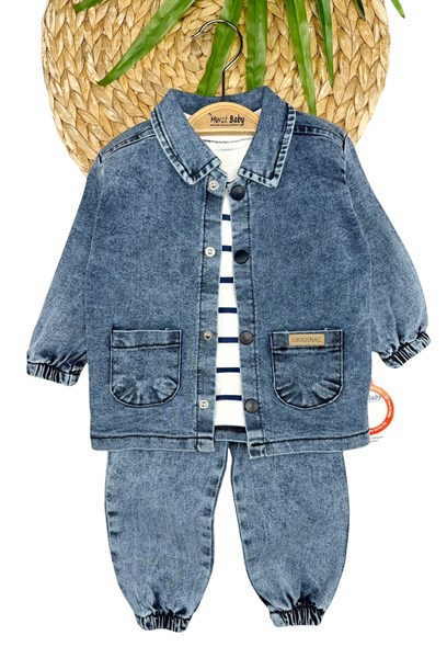 ORİJİNAL ARMALI KOT 3LÜ TAKIM 