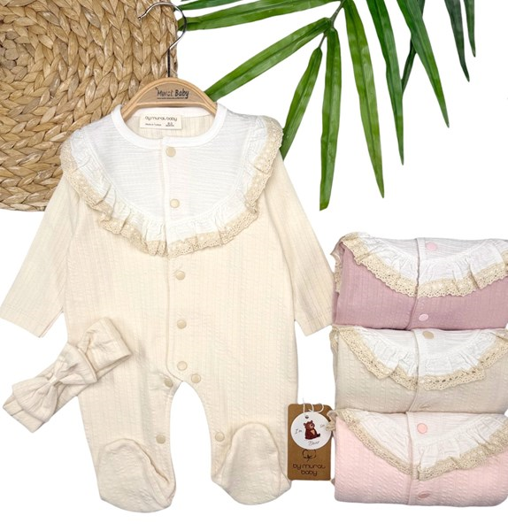 YAKA İNCE GÜPÜR DETAYLI TULUM