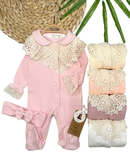 YAKA GÜPÜR DANTEL DETAYLI TULUM