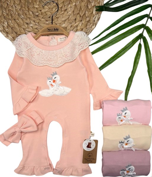 ÇİFT KUĞU BASKILI TULUM