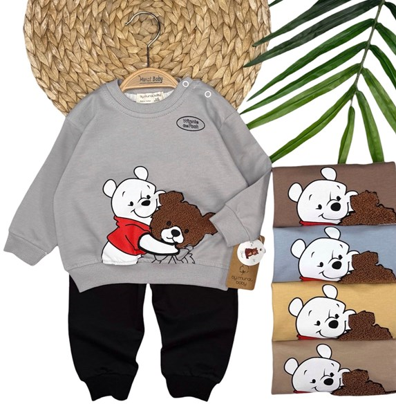 SARILAN AYI FİGÜRLÜ 2Lİ TAKIM 