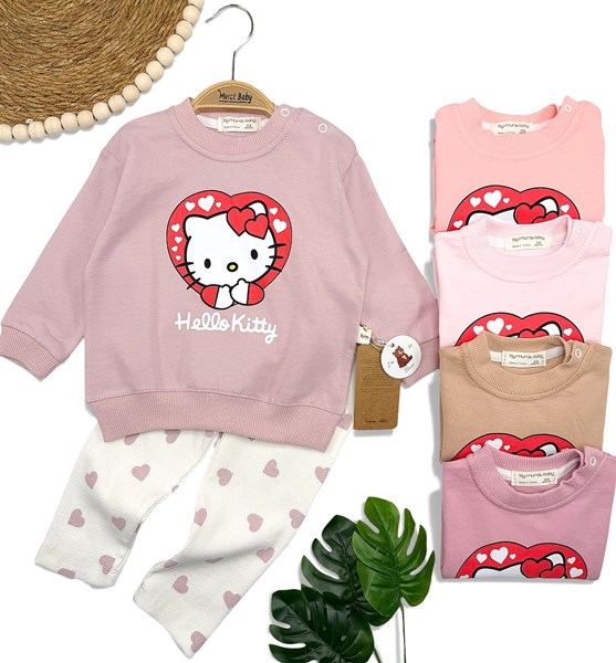 KEDİLİ KALPLİ 2Lİ TAKIM