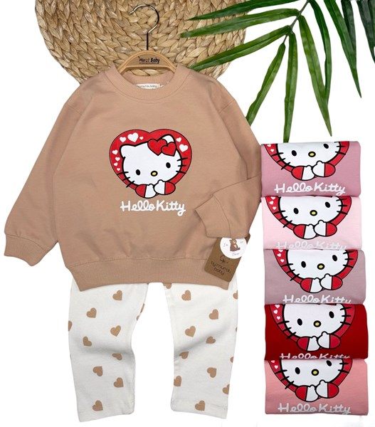 KEDİLİ KALPLİ 2Lİ TAKIM