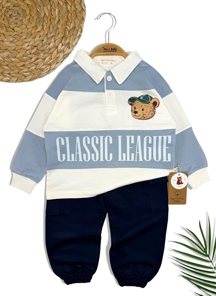 CLASSİC AYI FİGÜRLÜ 2Lİ TAKIM