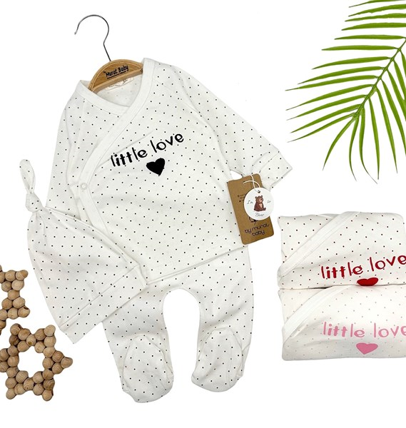 LİTTLE LOVE ŞAPKALI 2Lİ SET 