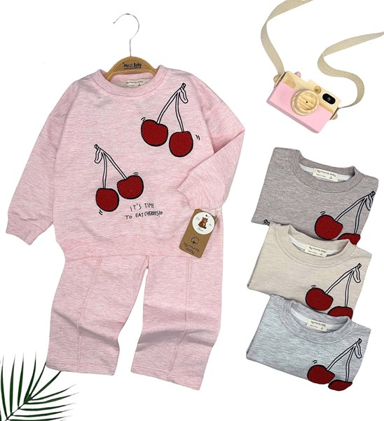 KİRAZ DESENLİ 2Lİ TAKIM 