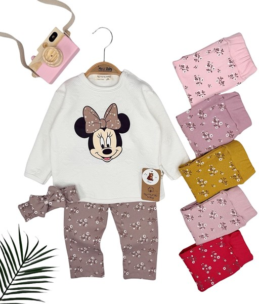 KAPİTONE KUMAŞ FARE BASKILI 2Lİ TAKIM 