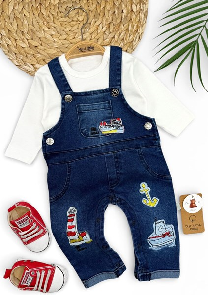 KOT GEMİ DENİZ FENERİ BASKILI SLOPET 