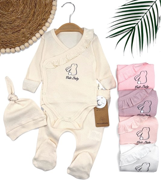 TAVŞAN CUTE BASKILI BADİLİ TAKIM