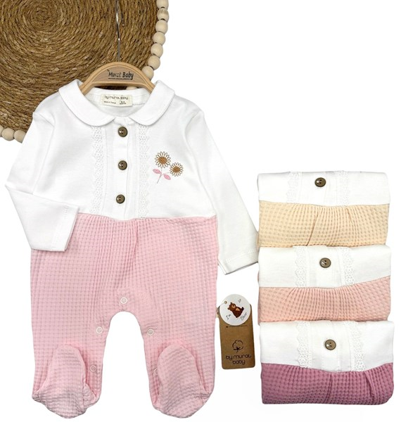 PAPATYA NAKIŞLI WAFFLE TULUM