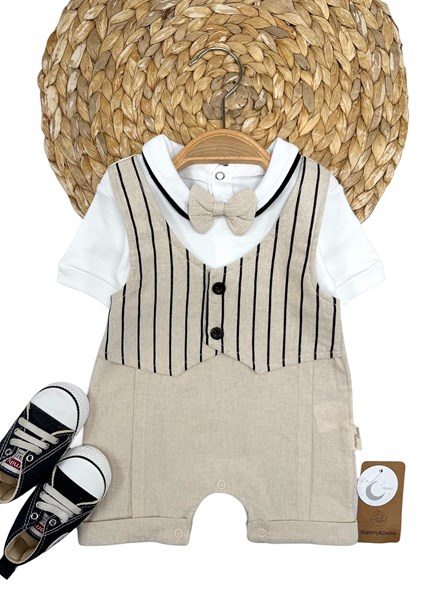 DİK ÇİZGİLİ YELEKLİ TULUM