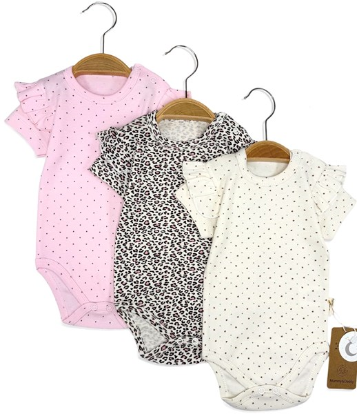 PUANTİYELİ LEOPARLI 3LÜ  BADİ