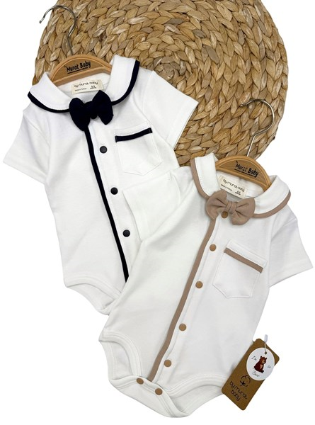 PAPYONLU CEP DETAYLI KISA KOL BADİ 