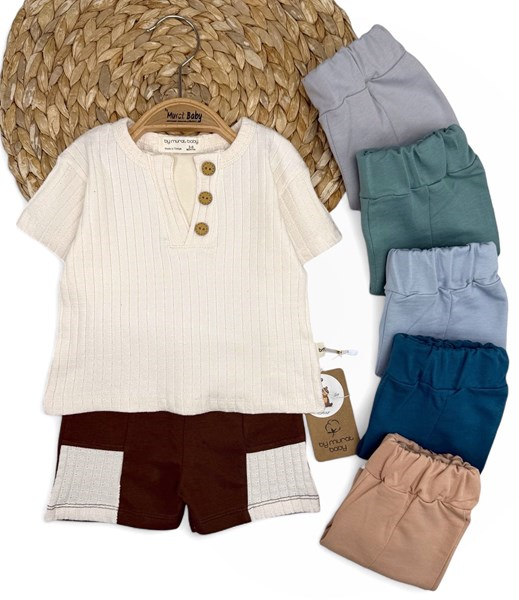 3 DÜĞMELİ KISA KOL İKİLİ TAKIM