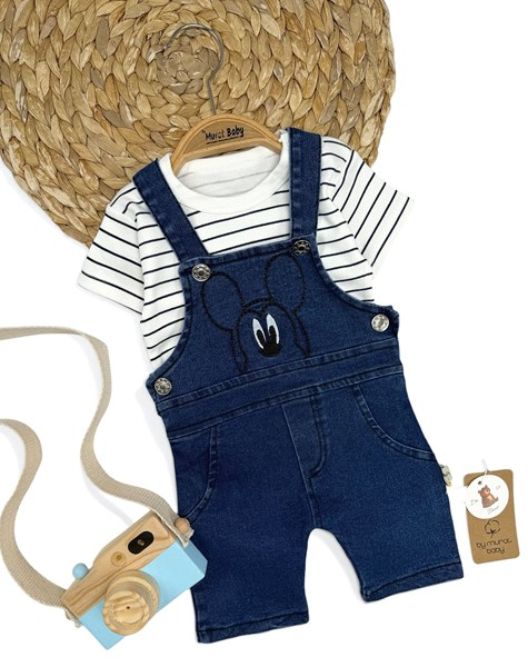 KOT ÇİZGİLİ MICKEY SALOPET