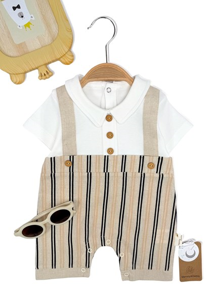 DİK ÇİZGİLİ KISA KOL SLOPET