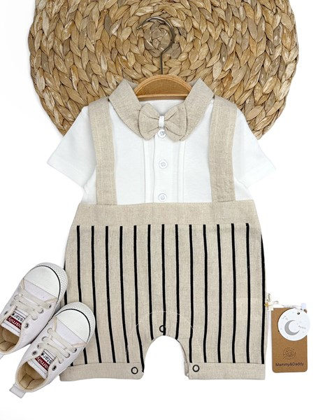 DİK ÇİZGİLİ PAPYON SALOPET