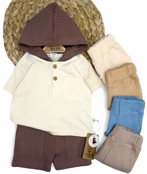 KAPŞONLU KISA KOL TAKIM