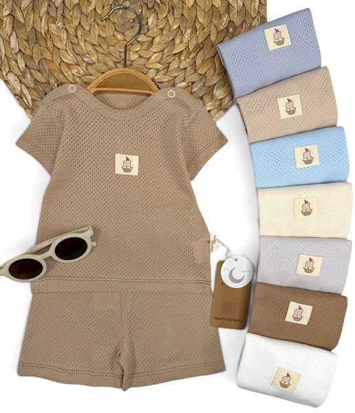 GEMİ ARMALI KISA KOL ŞORT TAKIM