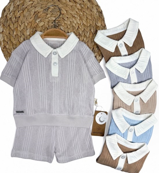 POLO YAKA DÜĞMELİ KISA KOL TAKIM