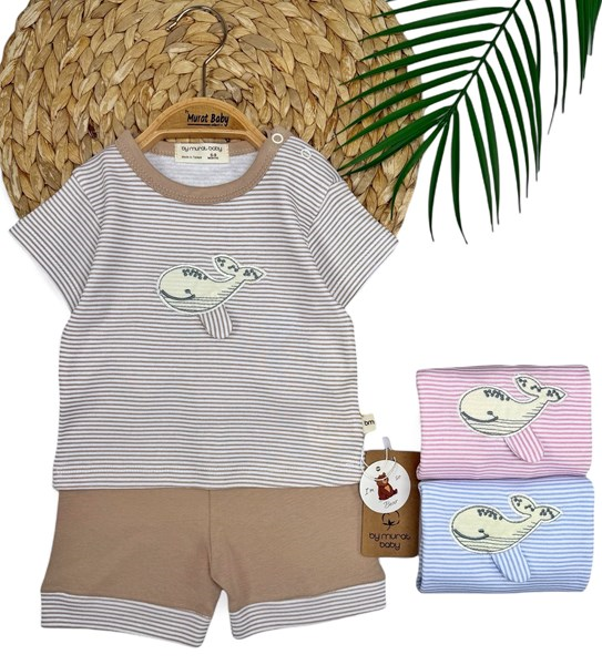 BALİNA ARMALI ÇİZGİLİ TAKIM