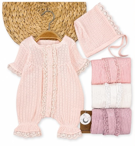 DANTEL GÜPÜR DETAYLI KISA KOL TULUM 