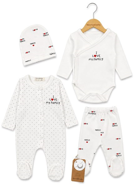 LOVE PUANTİYE BADİLİ ŞAPKALI TULUM SET