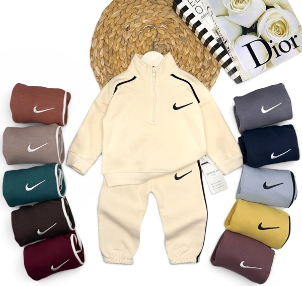 NİKE  FERMUARLI  BASKILI ŞARDONLU TAKIM 