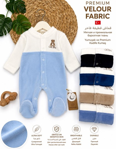 KADİFE CUTE BABY İŞLEME TULUM